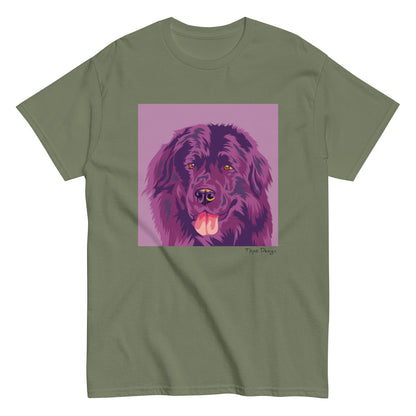 Newfoundlandinkoira T-paita, Pop Art