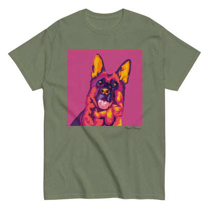 Saksanpaimenkoira T-paita, Pop Art