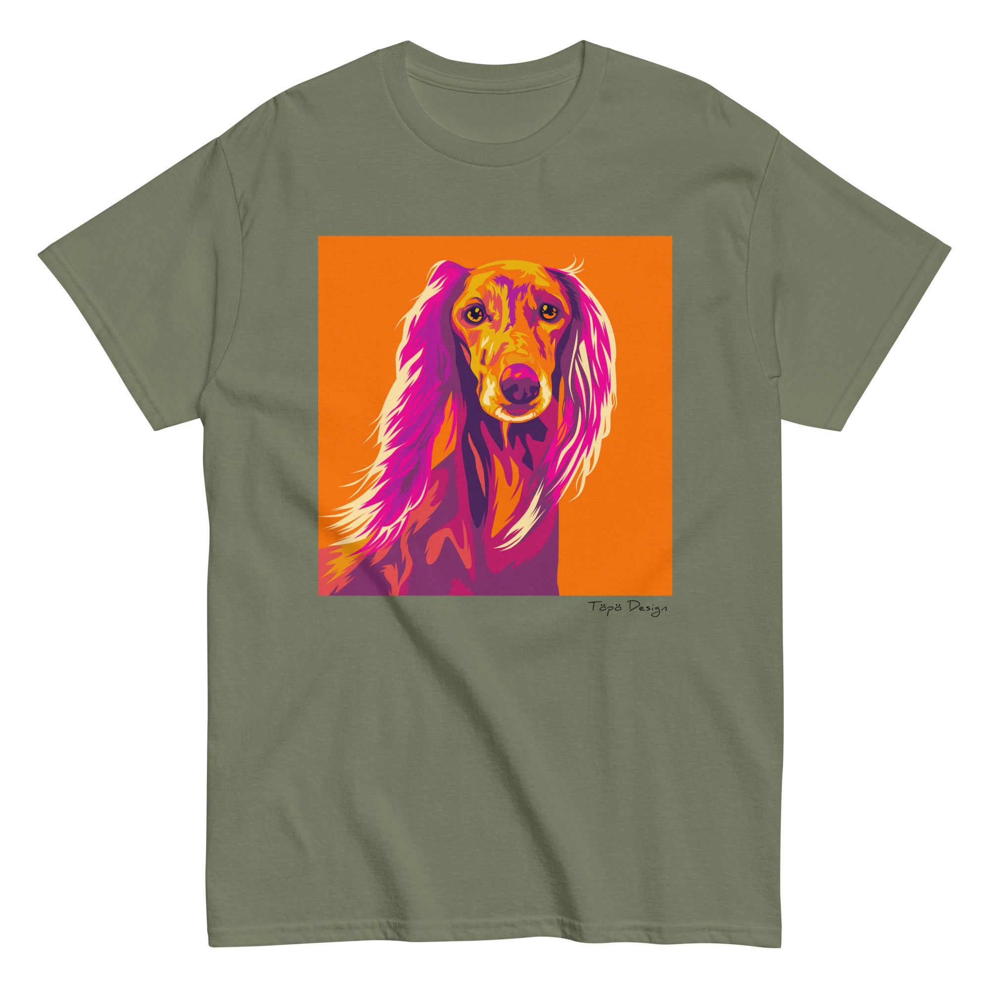Saluki T-paita, Pop Art