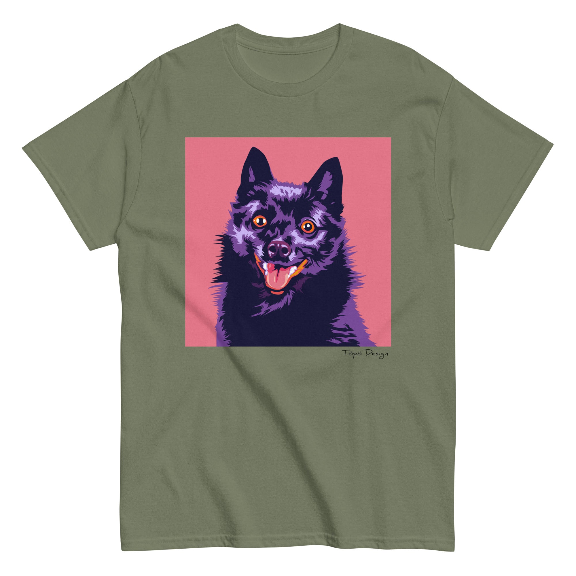 Schipperke T-paita, Pop Art