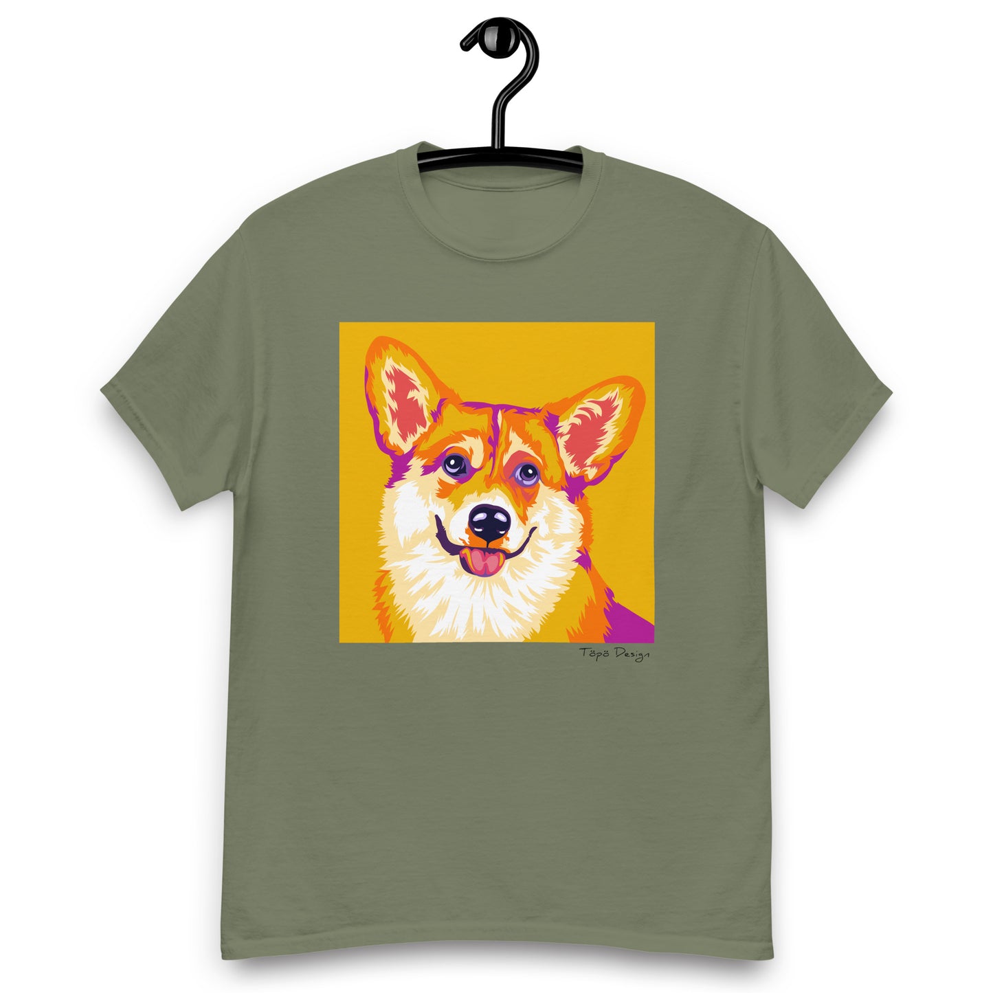 Welsh corgi pembroke T-paita, Pop Art