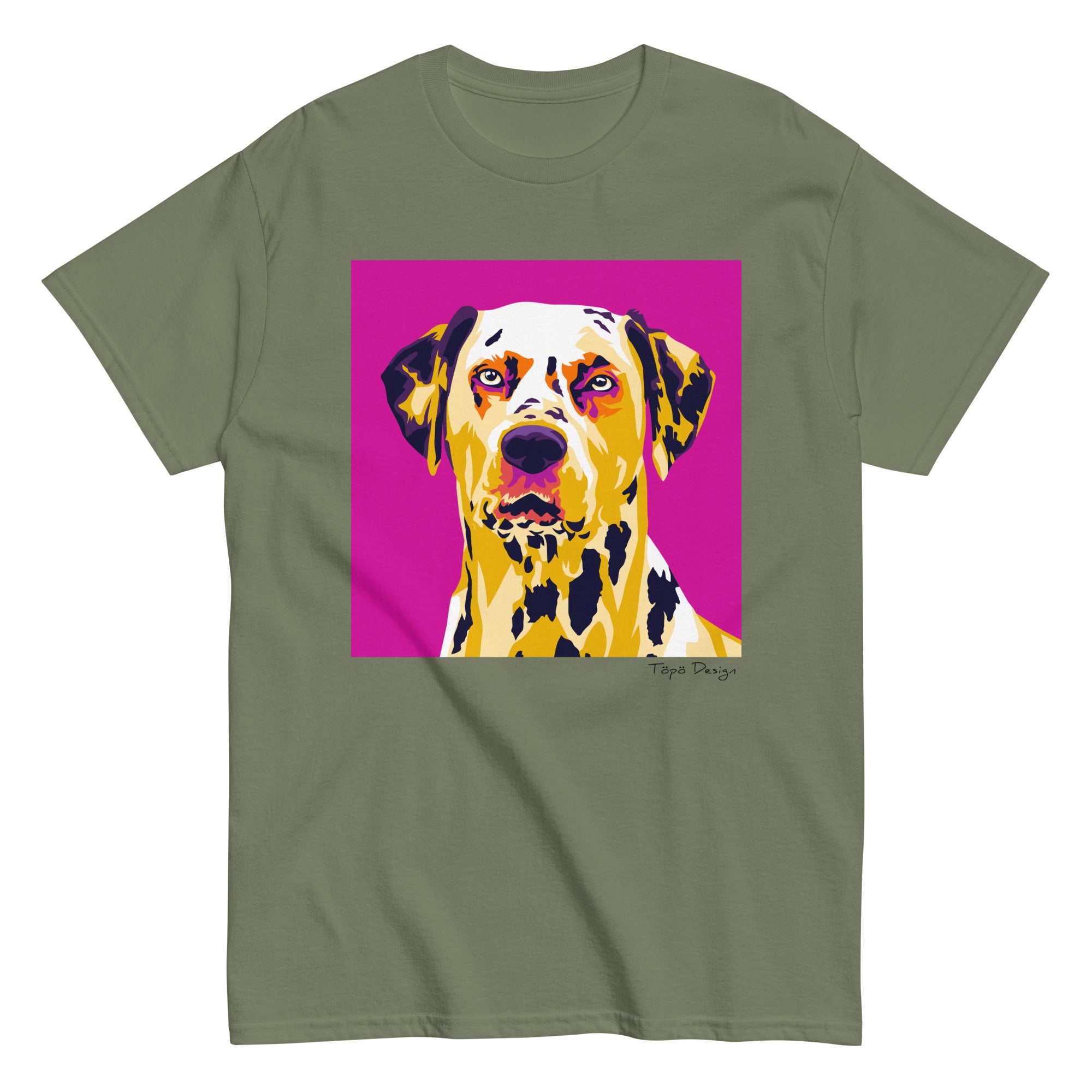 Dalmatiankoira T-paita, Pop Art