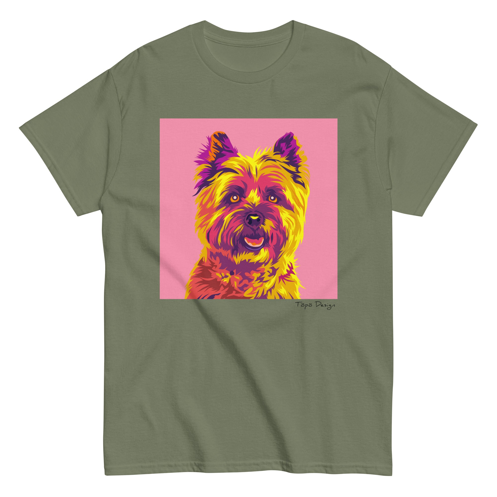 Cairnterrieri T-paita, Pop Art