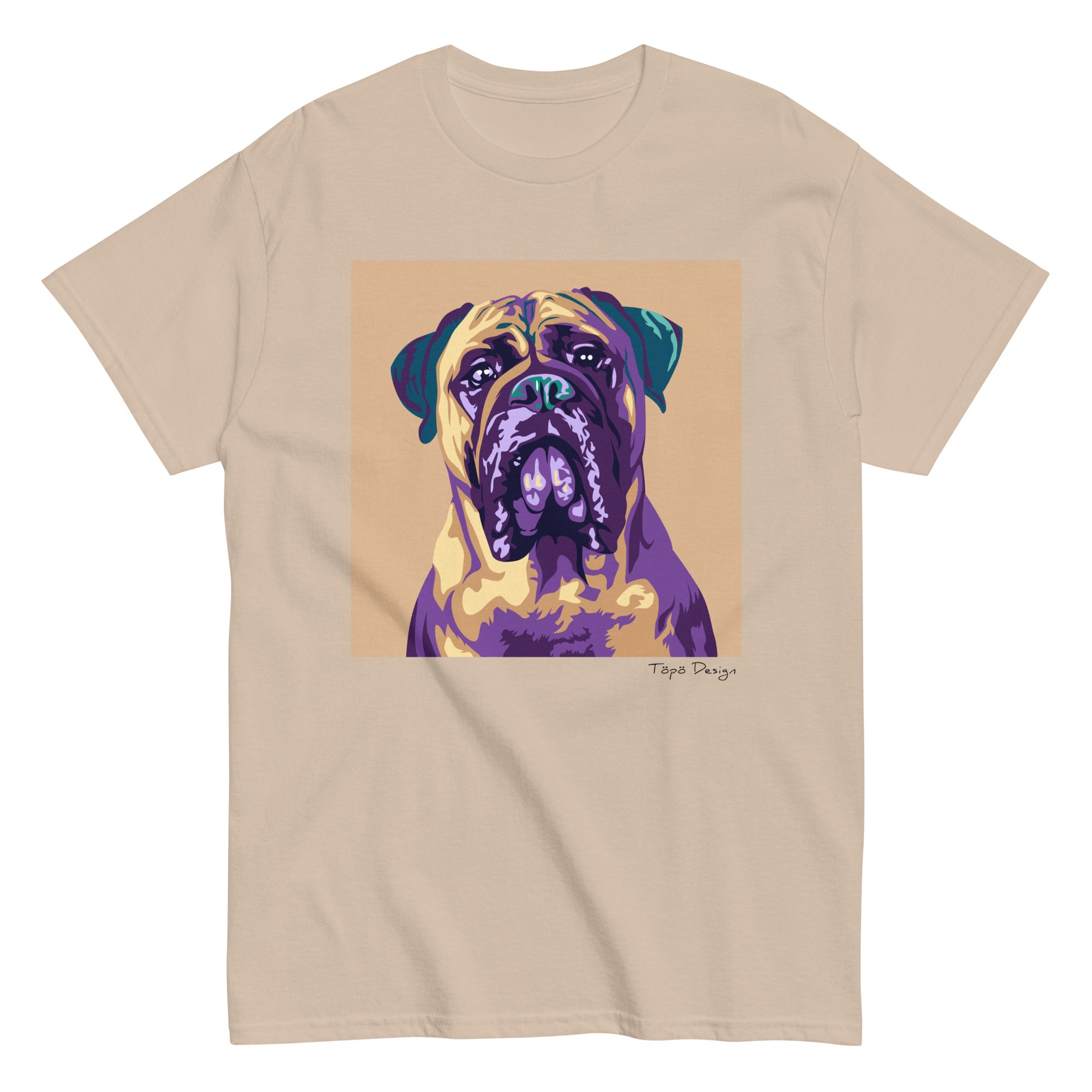 Bullmastiffi T-paita, Pop Art