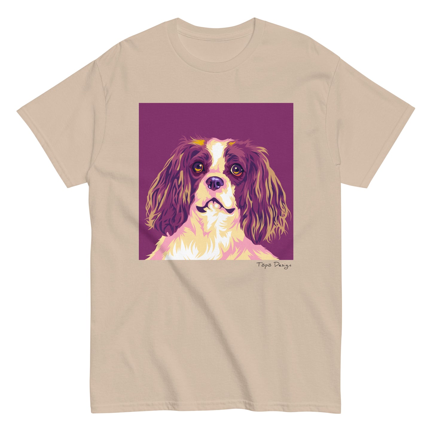 Cavalier Kingcharlesinspanieli T-paita, Pop Art