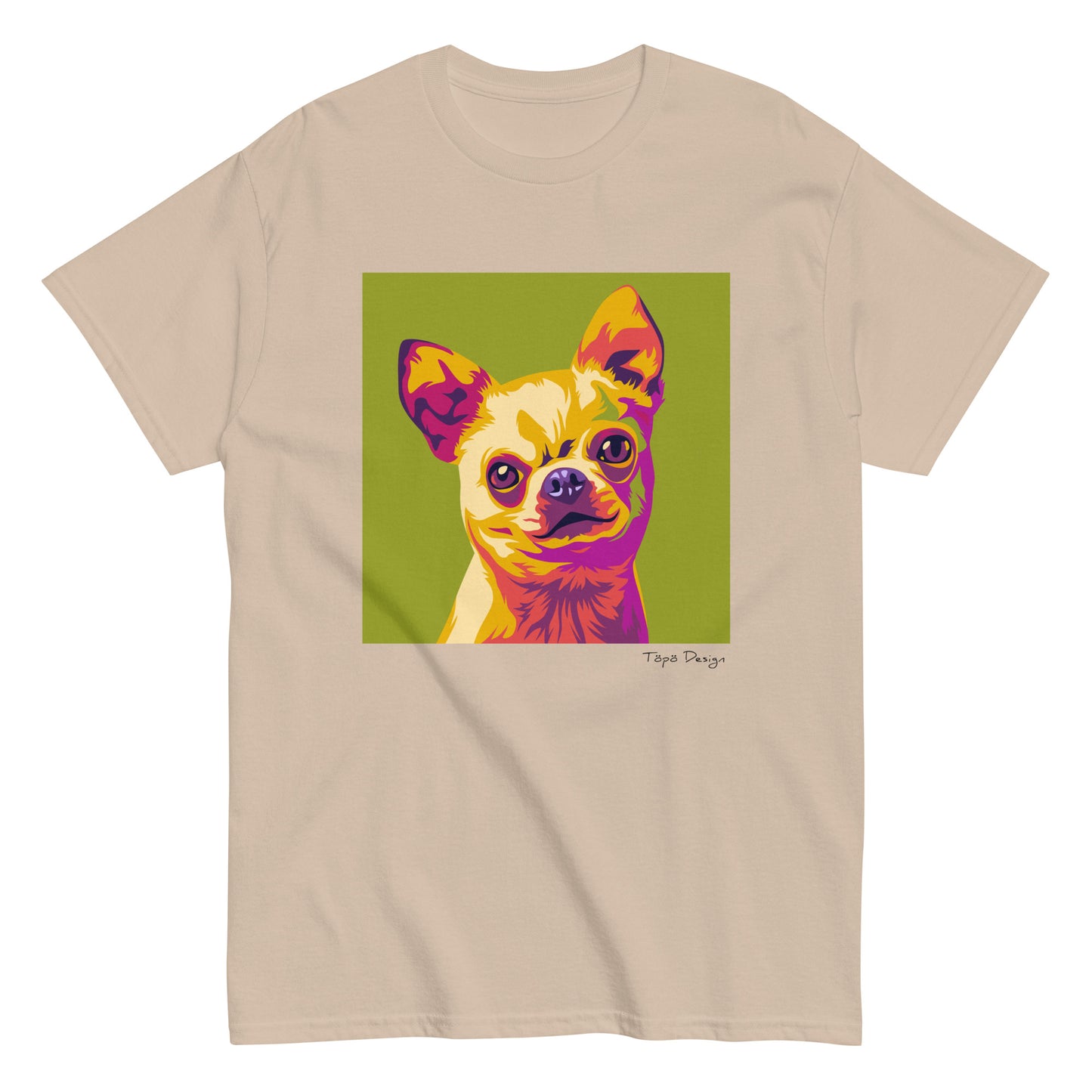 Chihuahua T-paita, Pop Art