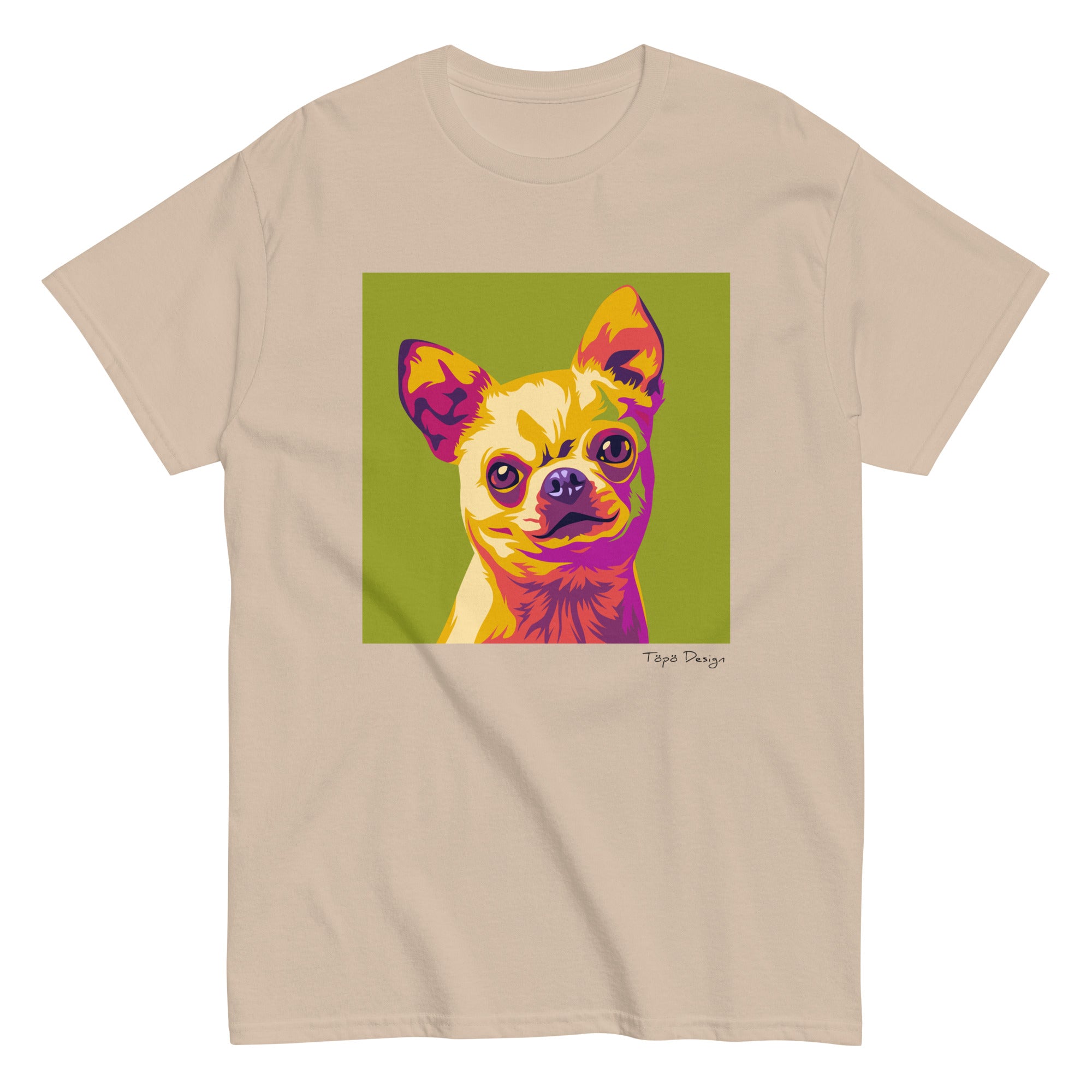 Chihuahua T-paita, Pop Art