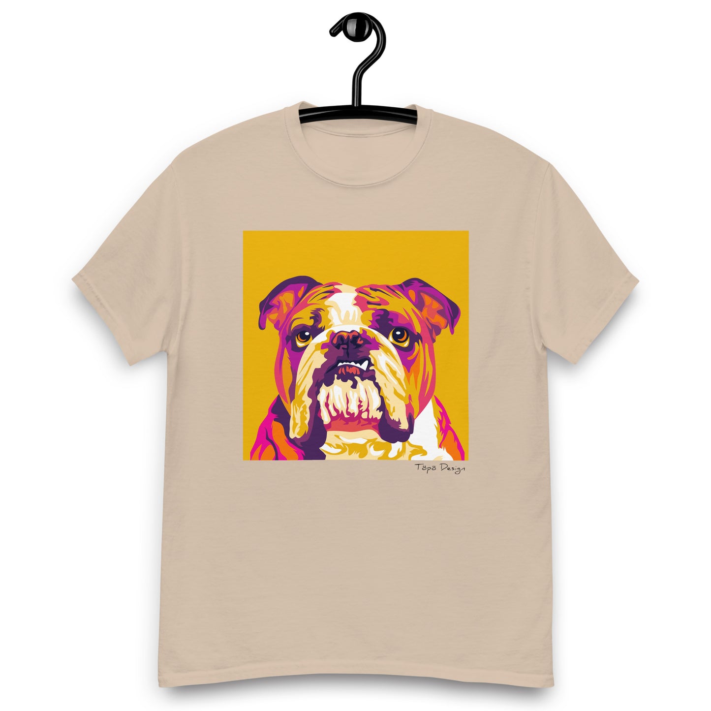Englanninbulldoggi, T-paita, Pop Art