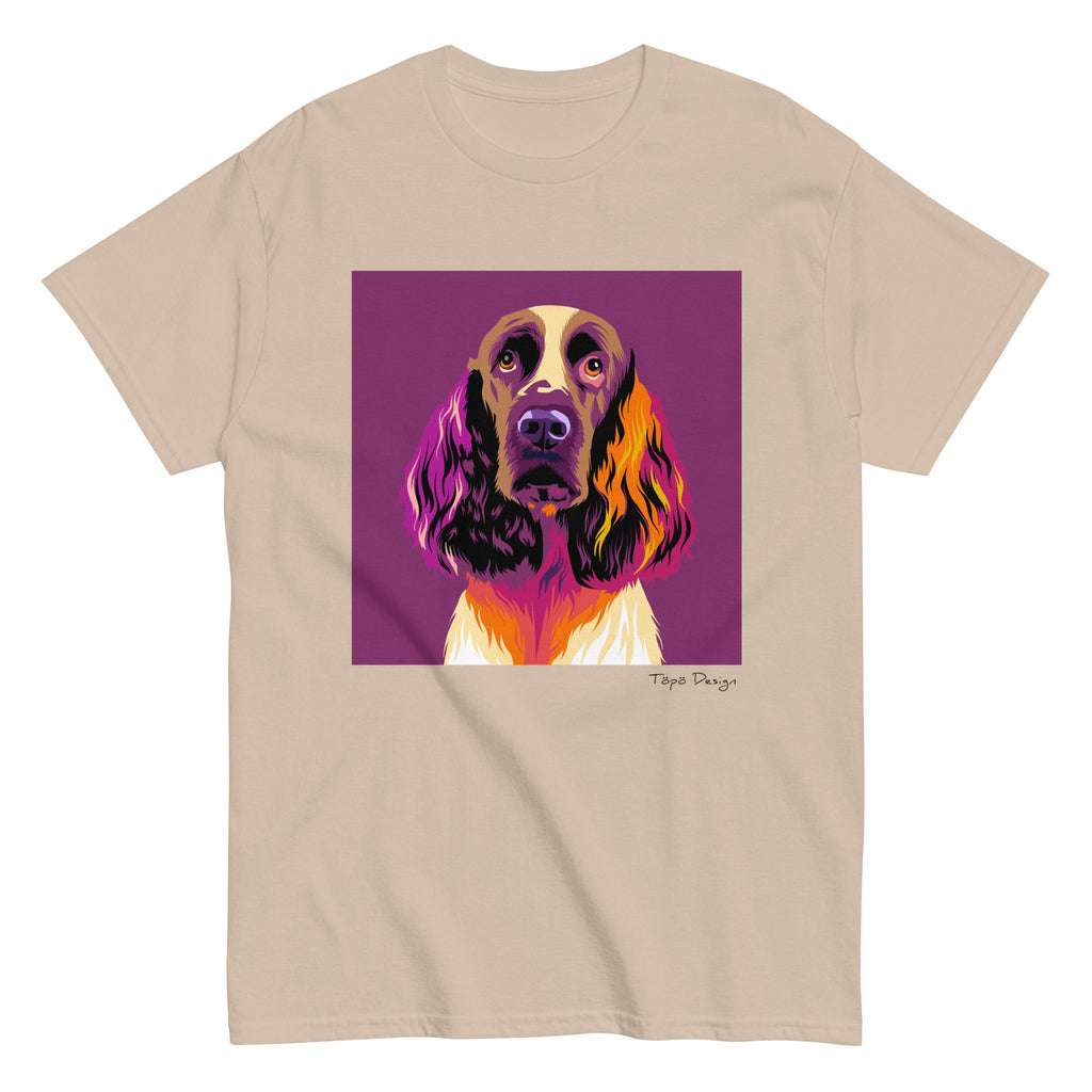 Englanninspringerspanieli T-paita, Pop Art