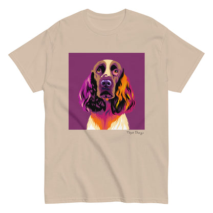 Englanninspringerspanieli T-paita, Pop Art
