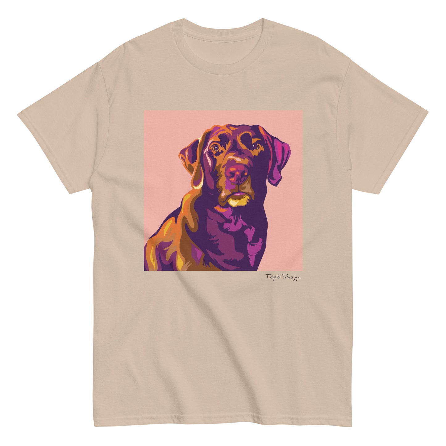 Labradorinnoutaja T-paita, Pop Art