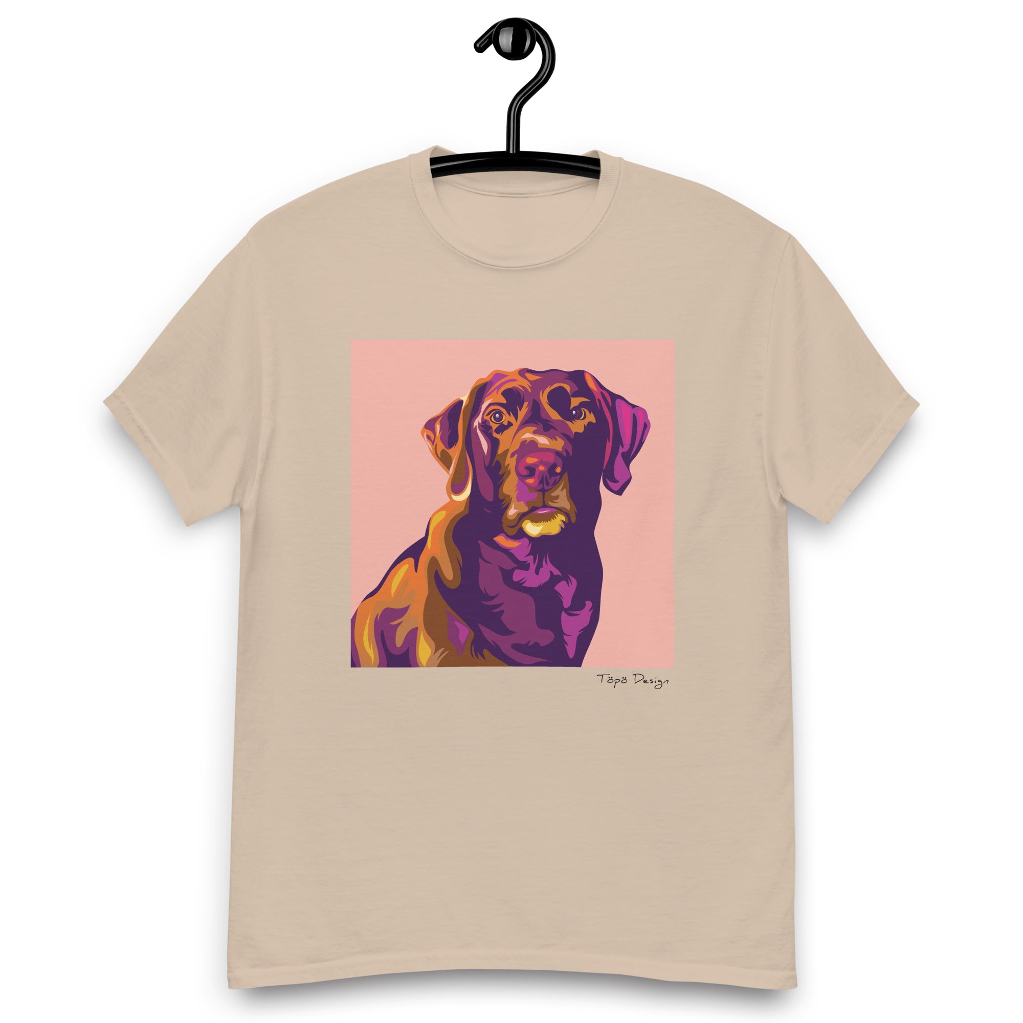 Labradorinnoutaja T-paita, Pop Art