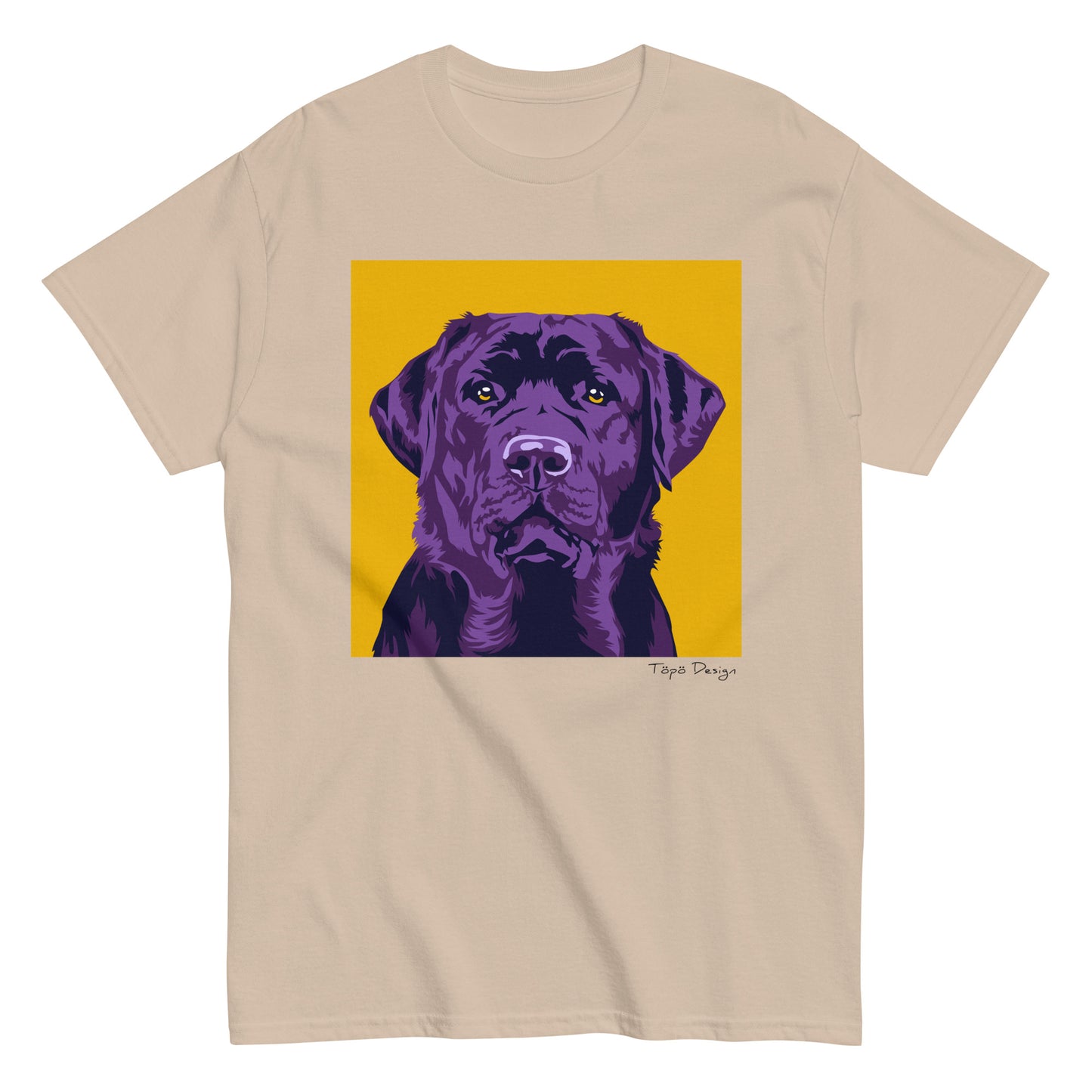 Labradorinnoutaja T-paita, Pop Art