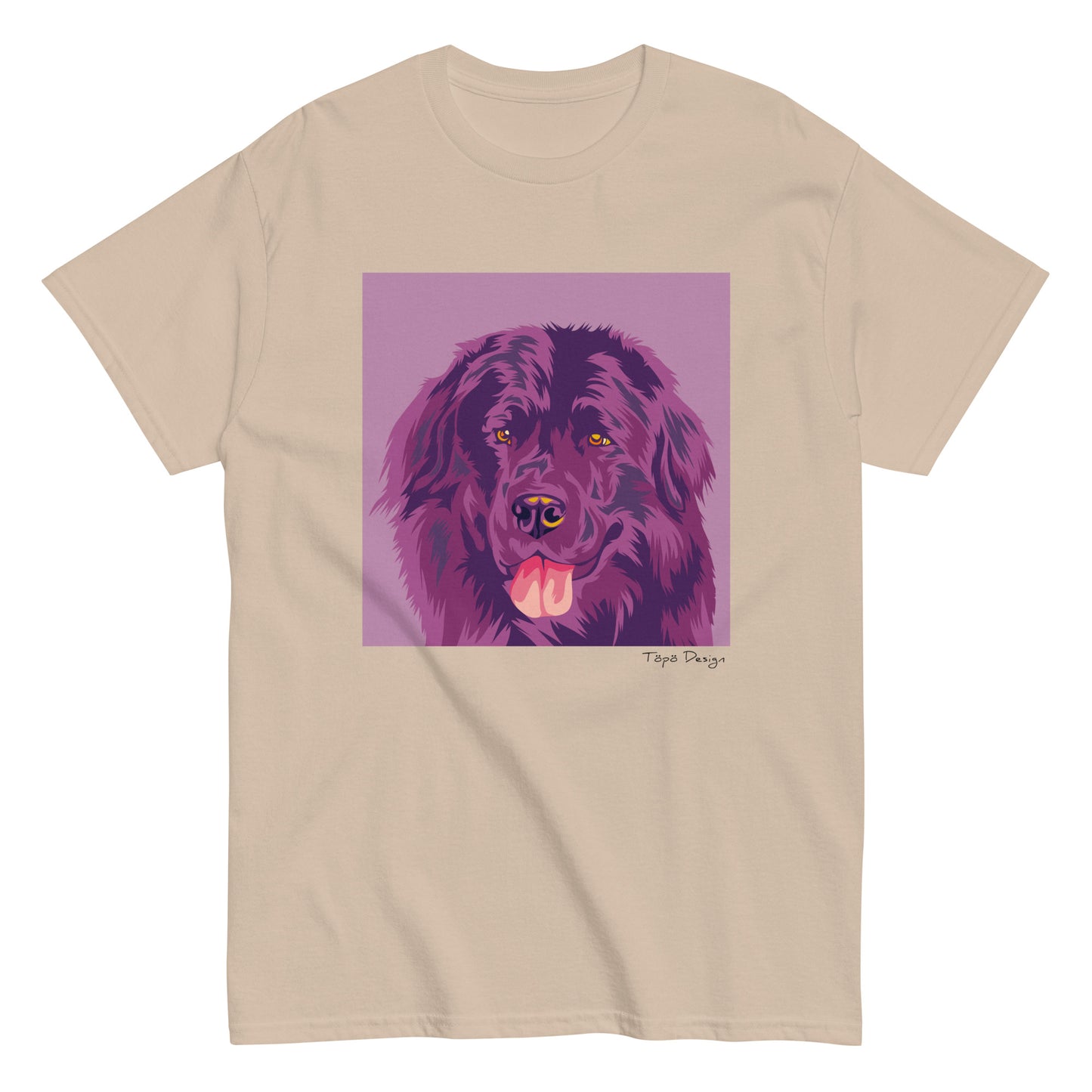 Newfoundlandinkoira T-paita, Pop Art