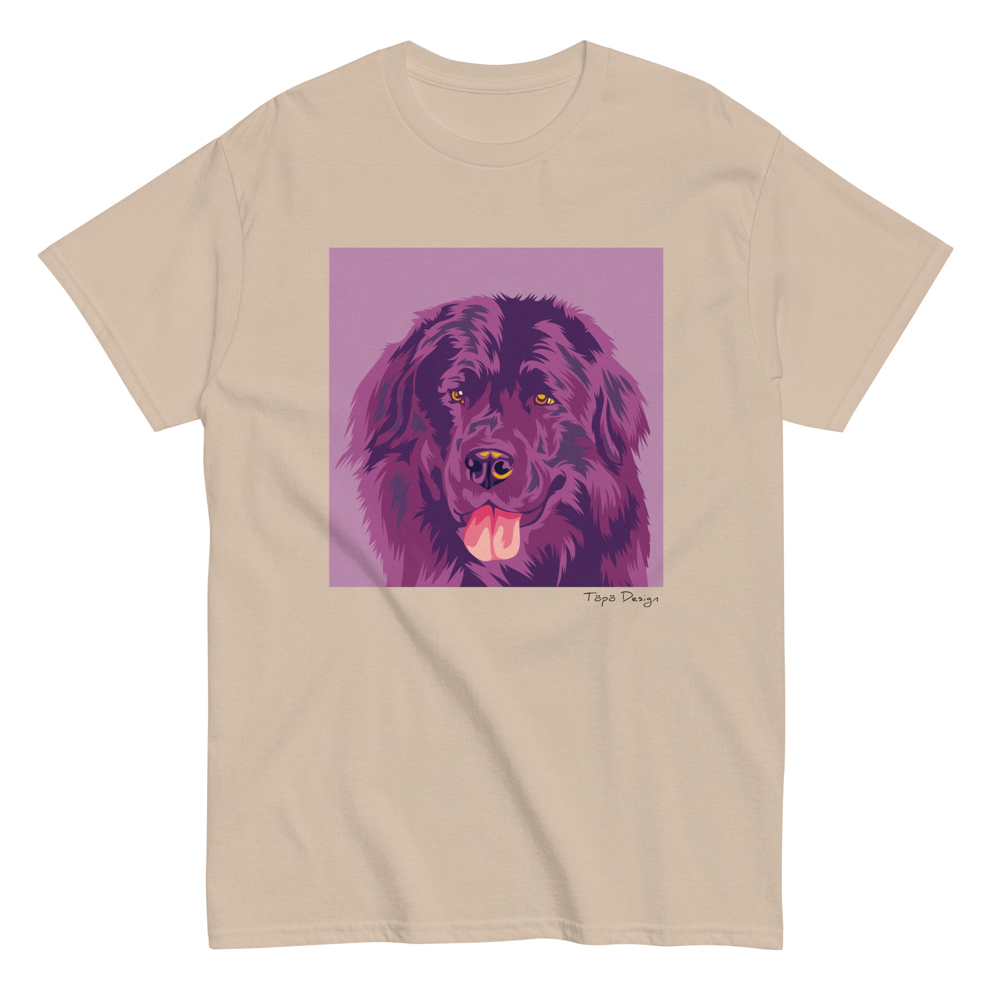 Newfoundlandinkoira T-paita, Pop Art