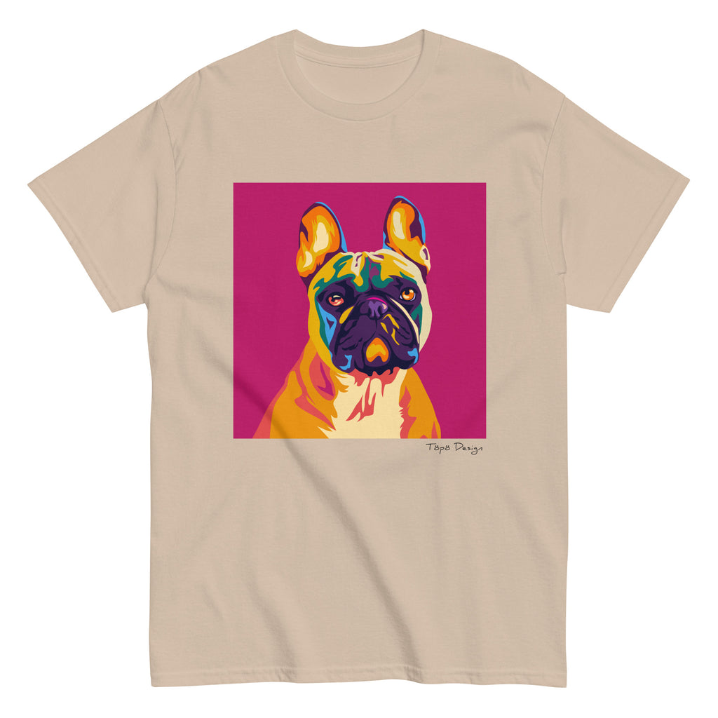 Ranskanbulldoggi T-paita, Pop Art