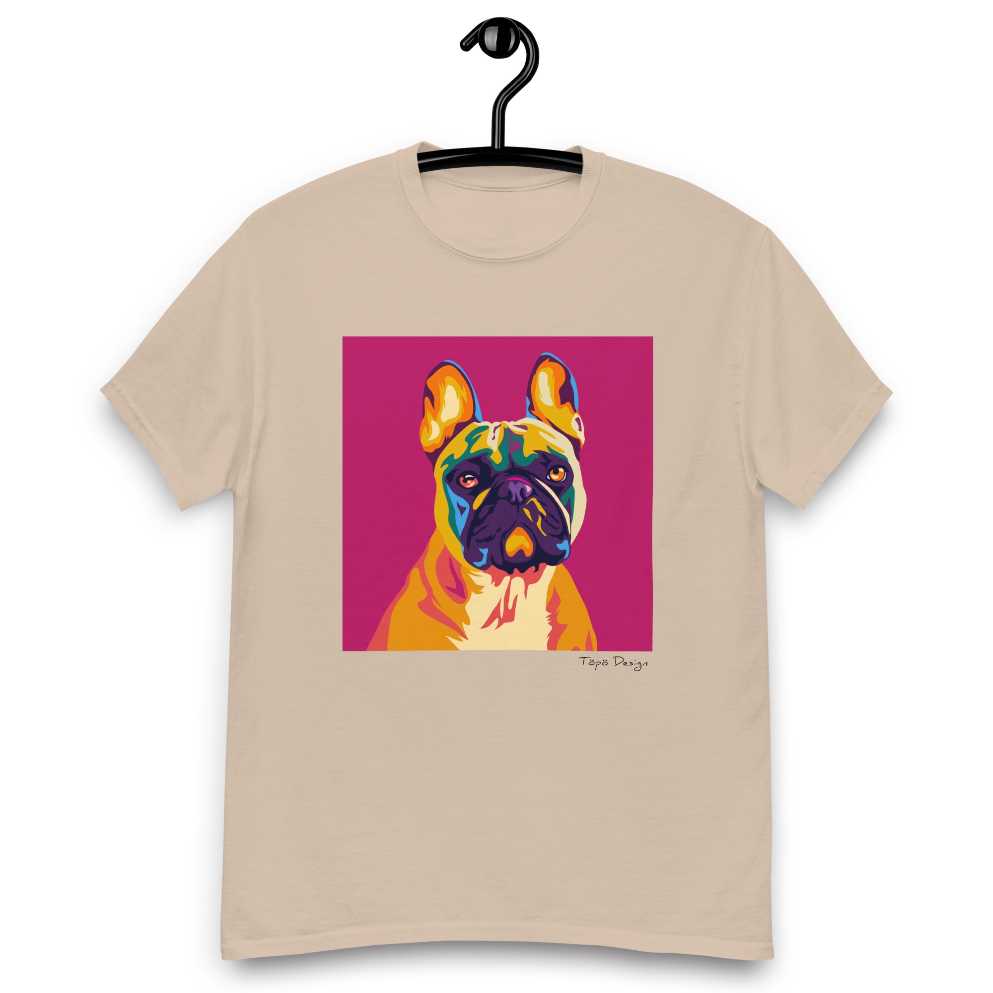 Ranskanbulldoggi T-paita, Pop Art