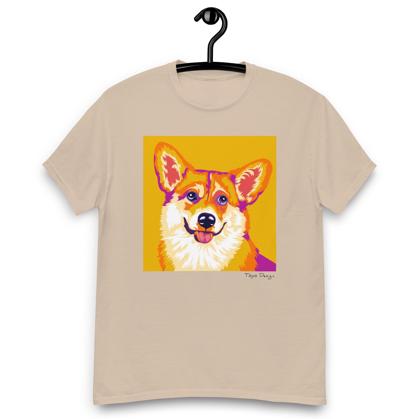 Welsh corgi pembroke T-paita, Pop Art