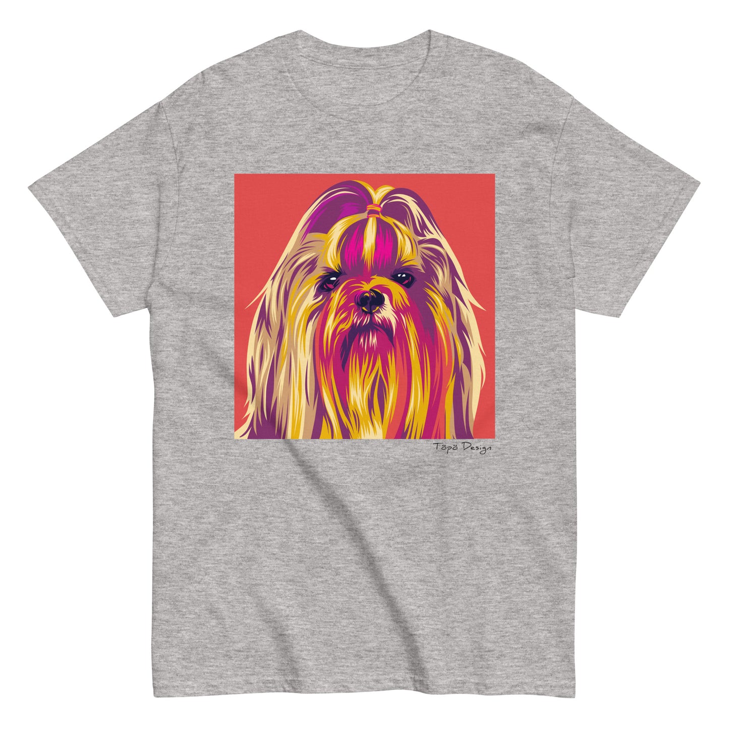 Shih tzu T-paita, Pop Art