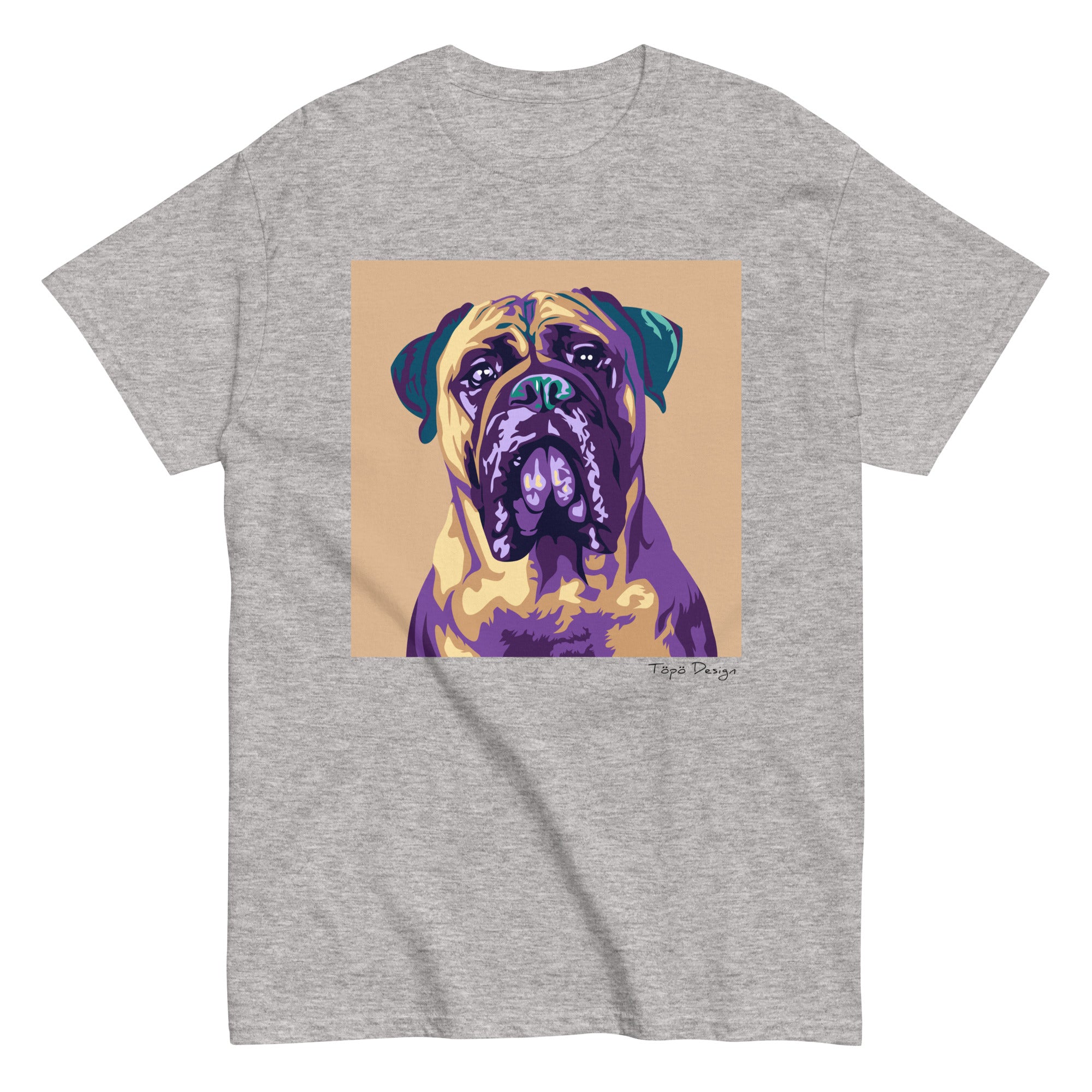 Bullmastiffi T-paita, Pop Art