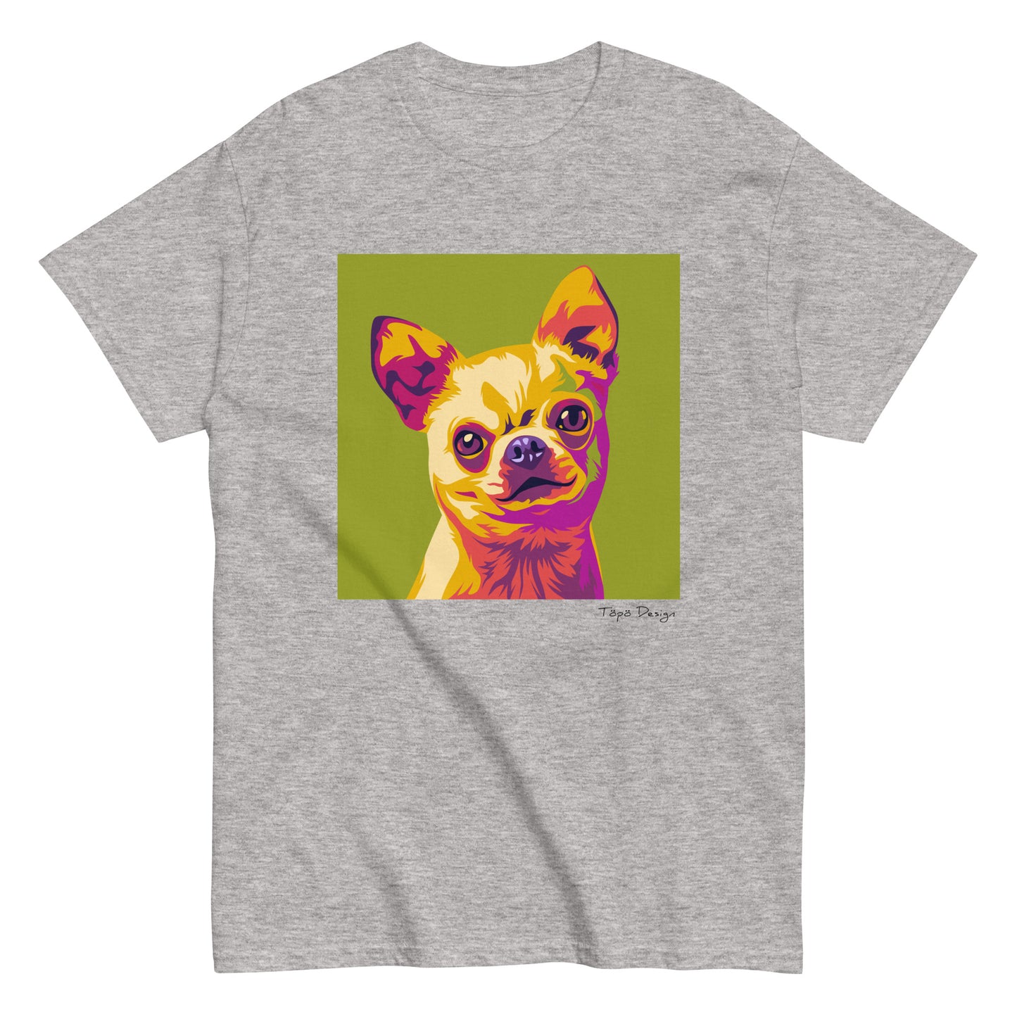 Chihuahua T-paita, Pop Art