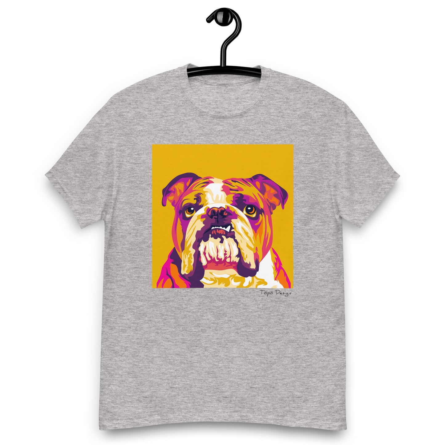 Englanninbulldoggi, T-paita, Pop Art
