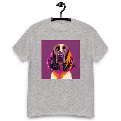 Englanninspringerspanieli T-paita, Pop Art