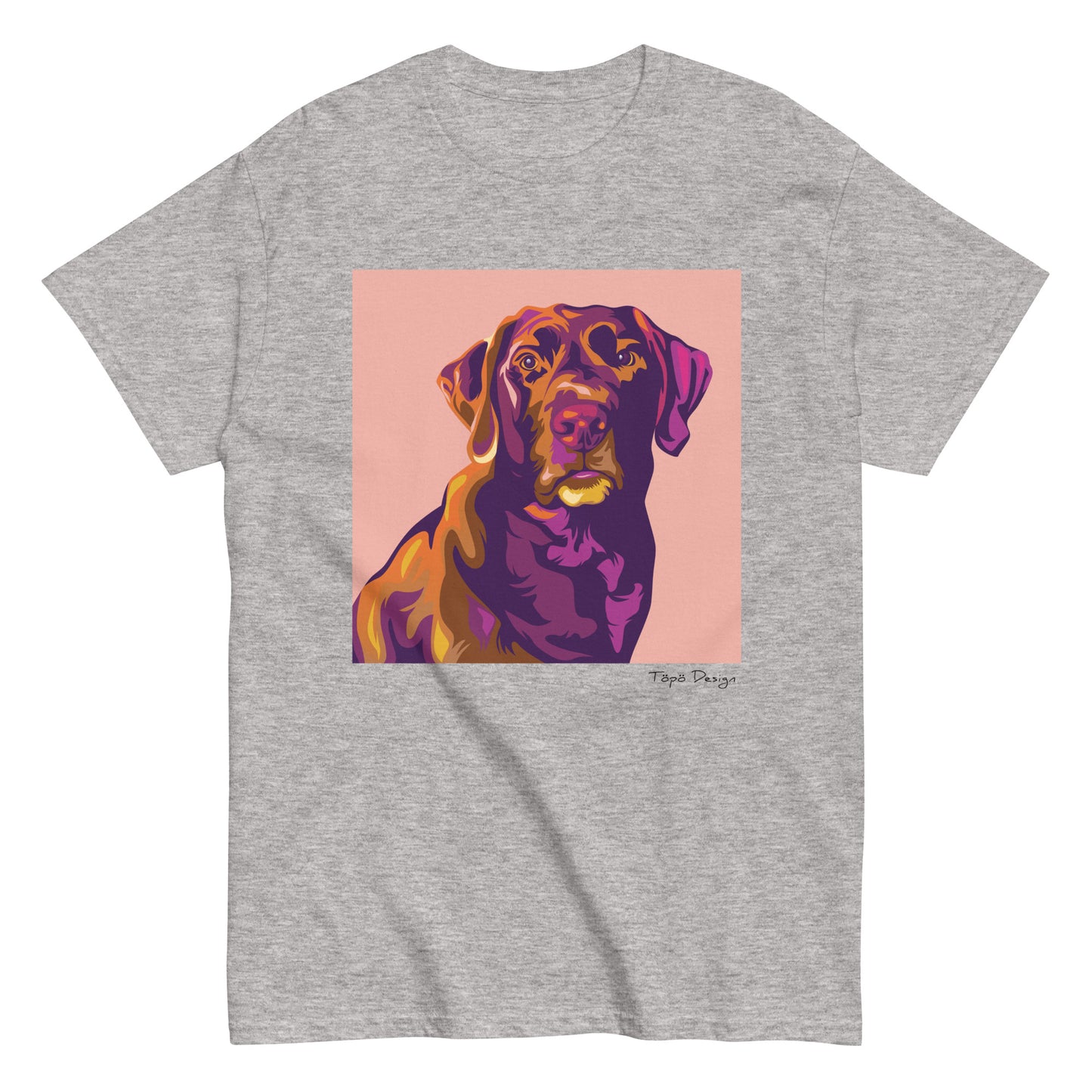 Labradorinnoutaja T-paita, Pop Art
