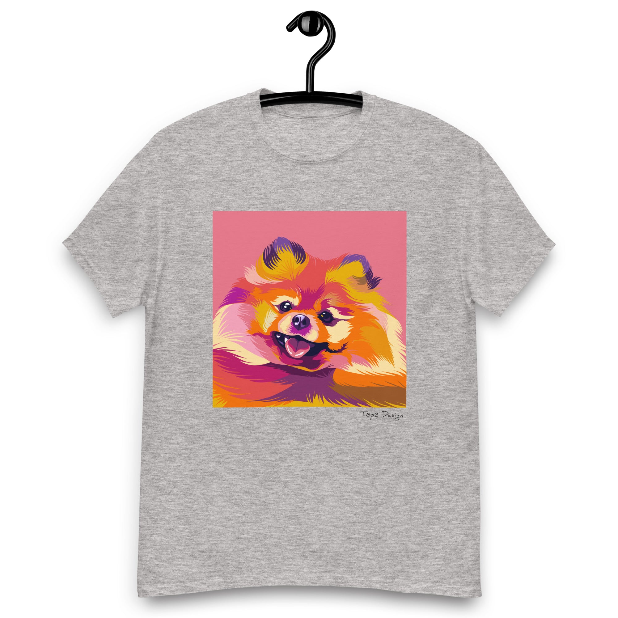 Pomeranian T-paita, Pop Art