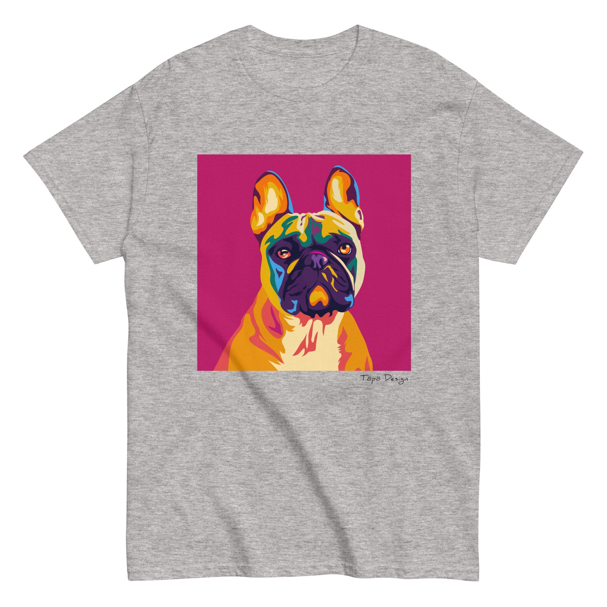 Ranskanbulldoggi T-paita, Pop Art