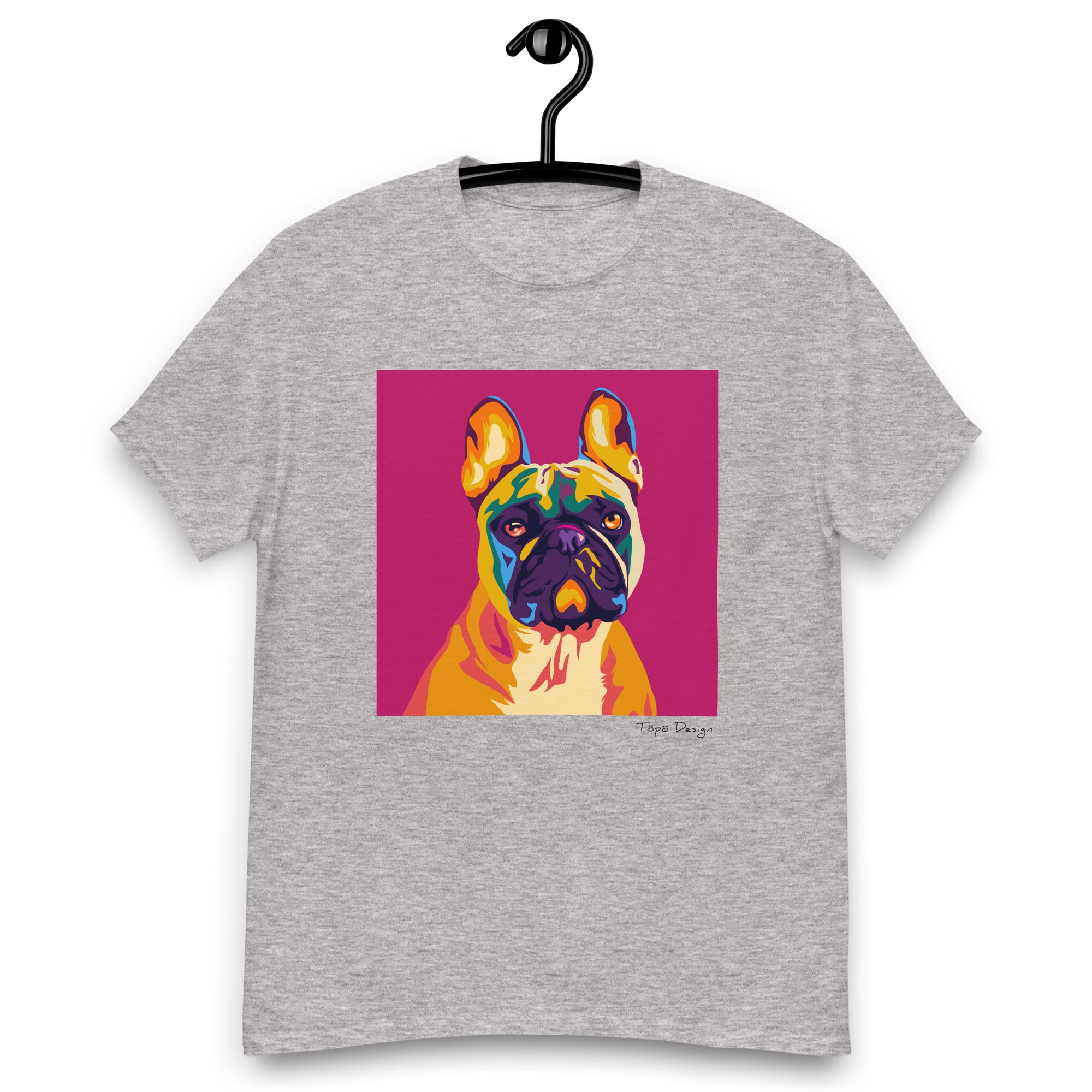 Ranskanbulldoggi T-paita, Pop Art
