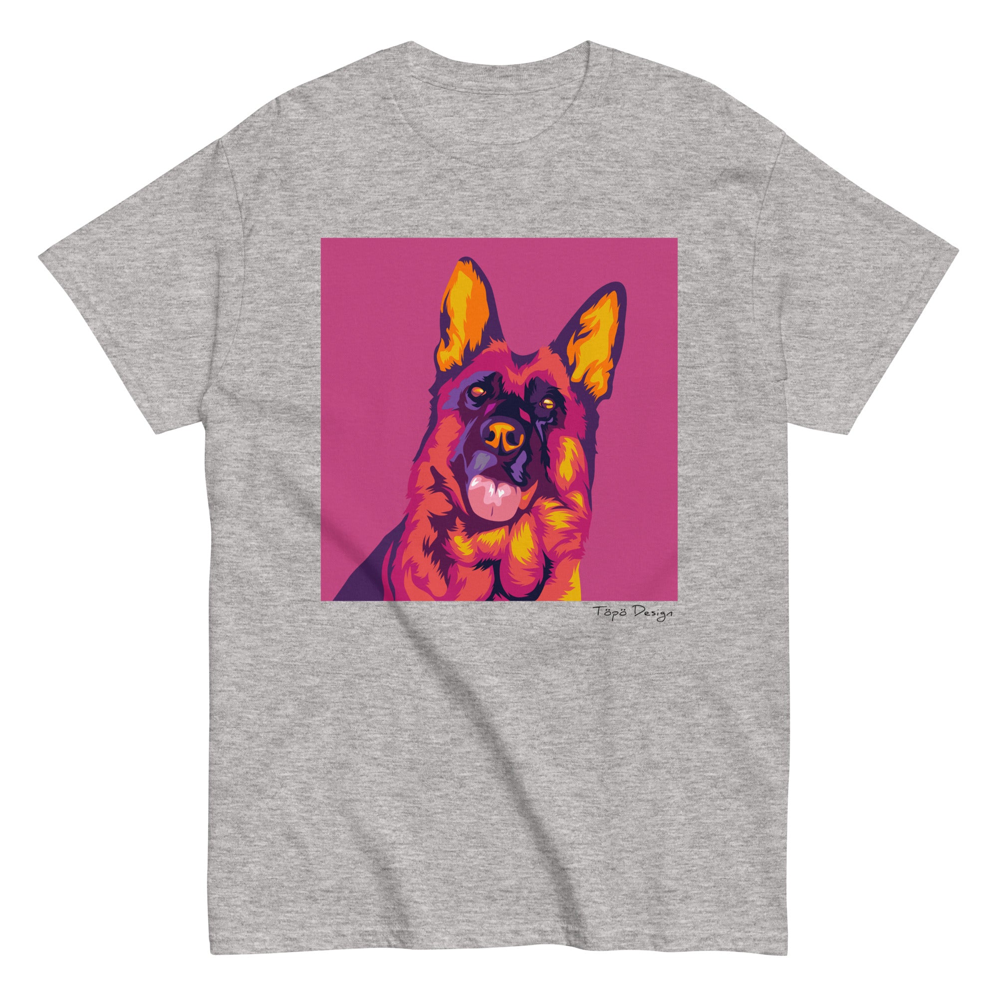 Saksanpaimenkoira T-paita, Pop Art