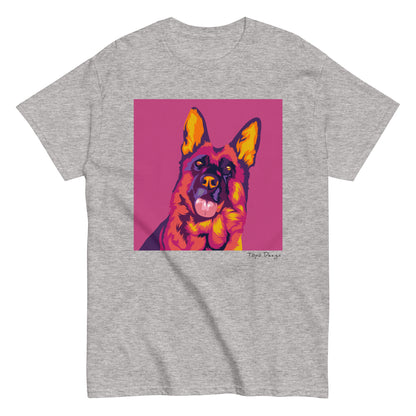 Saksanpaimenkoira T-paita, Pop Art