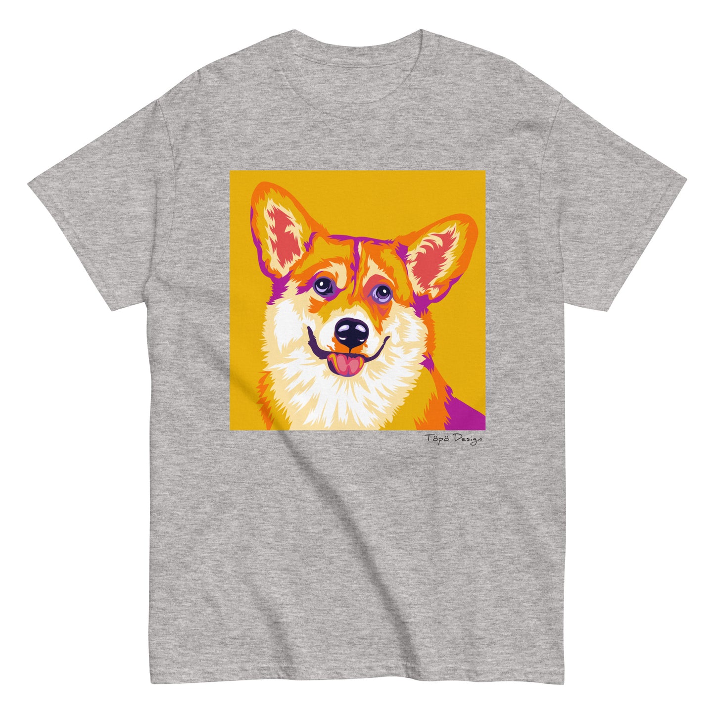 Welsh corgi pembroke T-paita, Pop Art