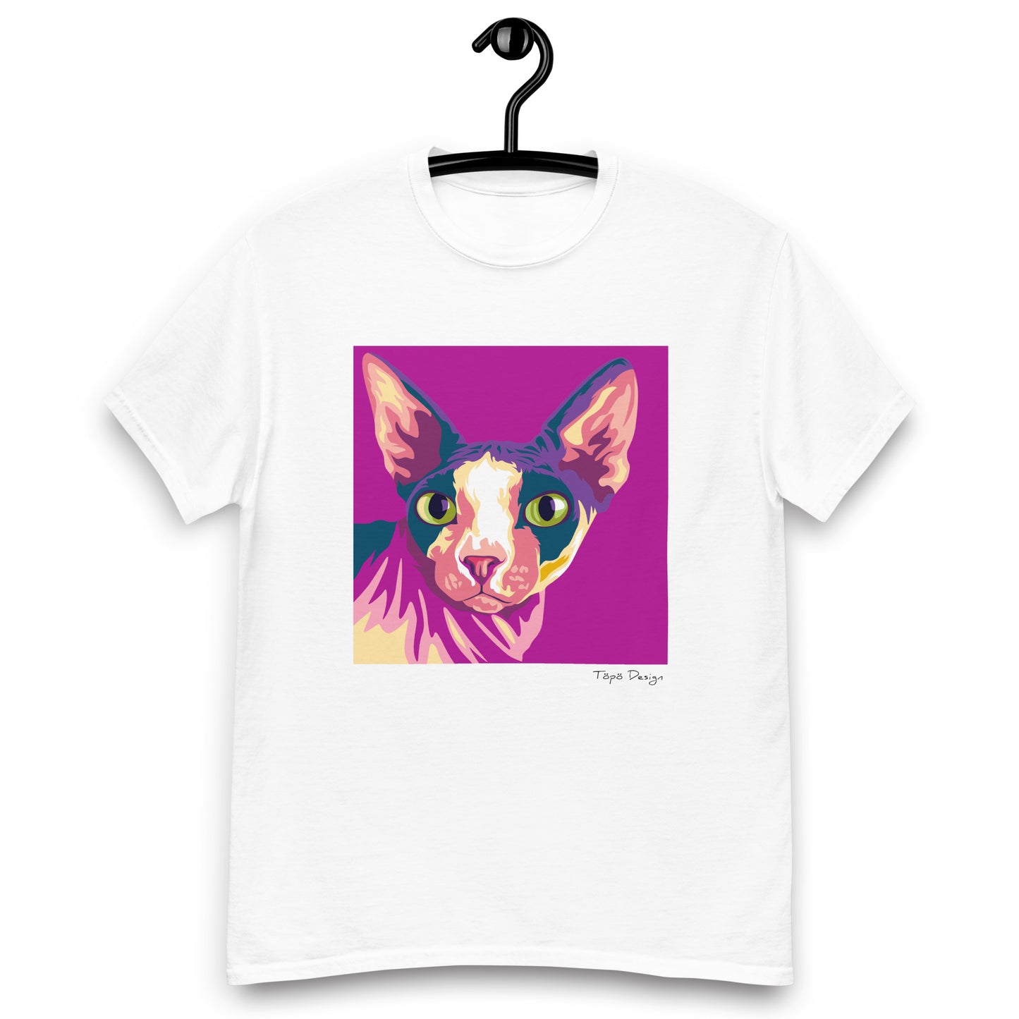 Sfinx kissa T-paita, Pop Art