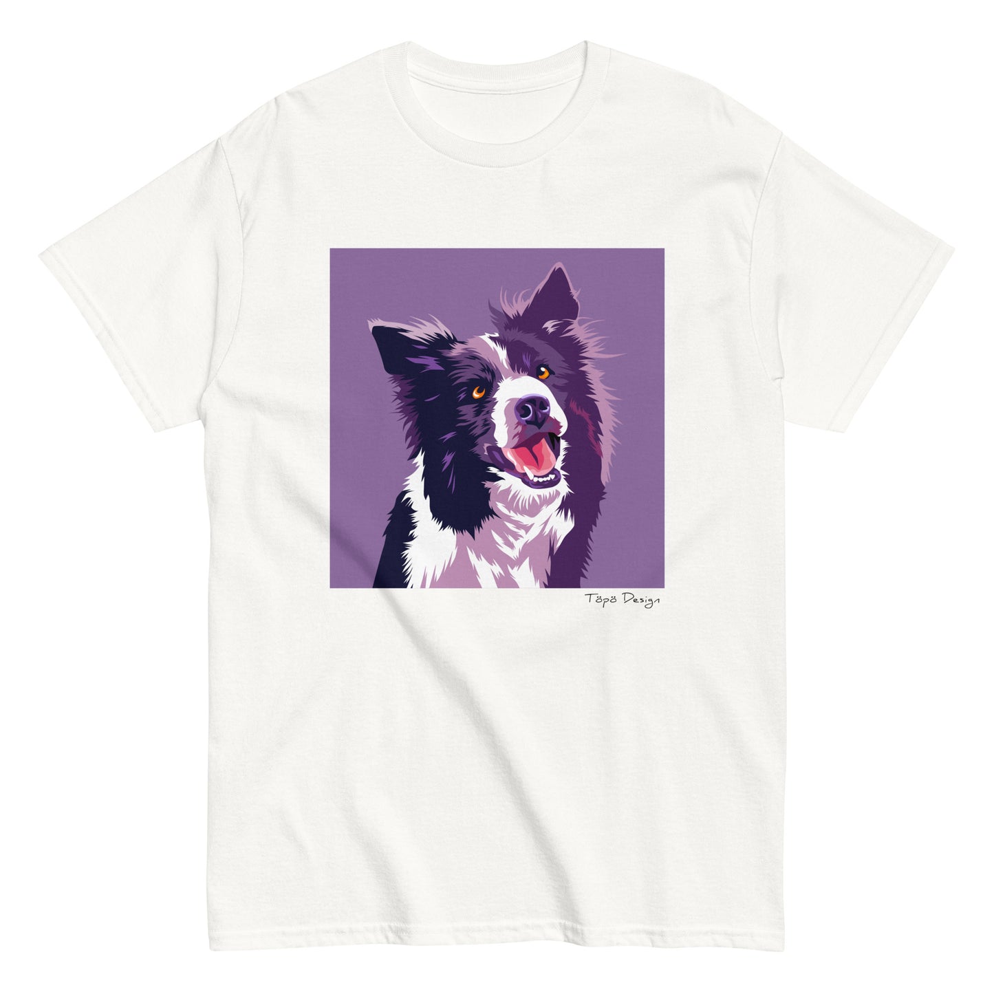 Bordercollie T-paita, Pop Art