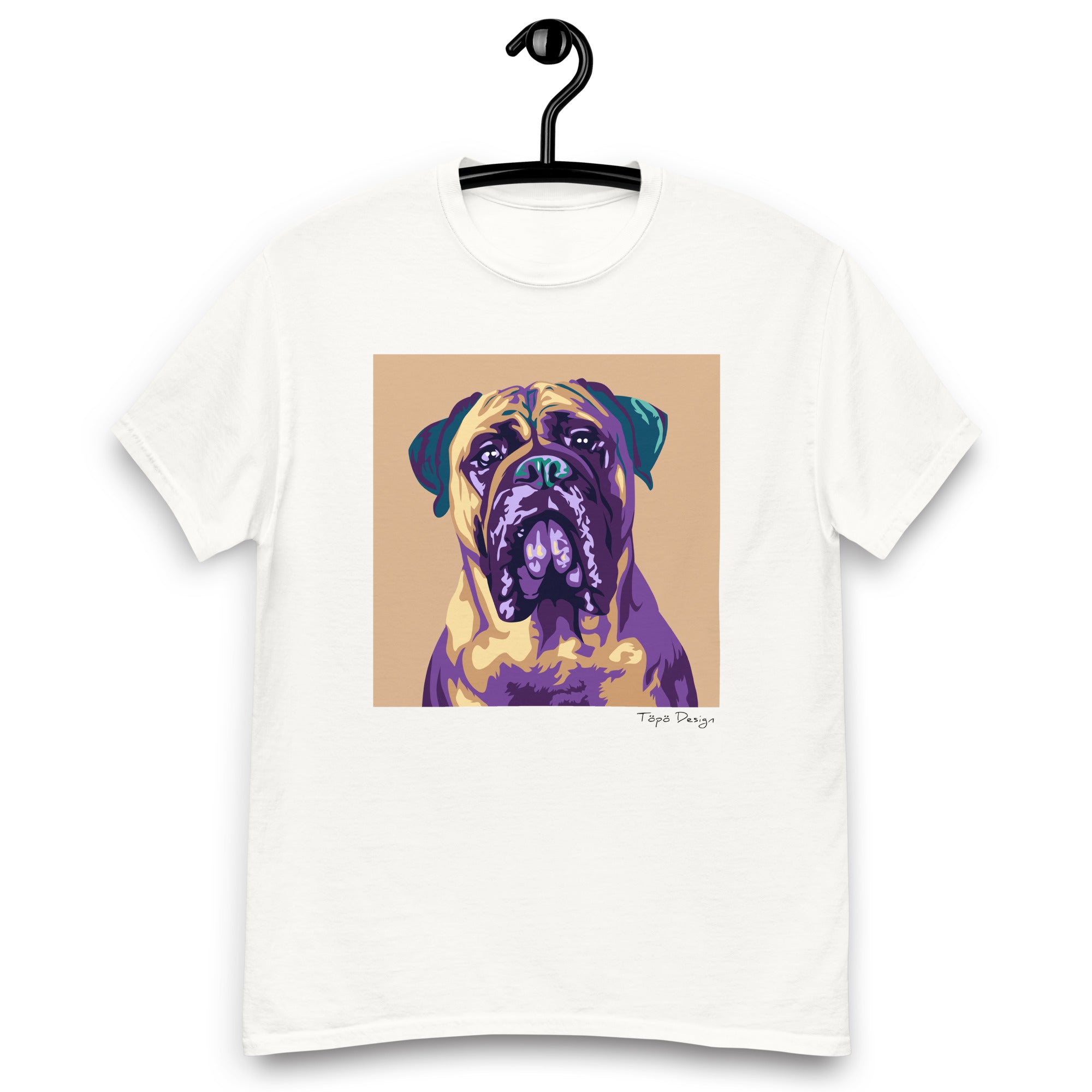 Bullmastiffi T-paita, Pop Art