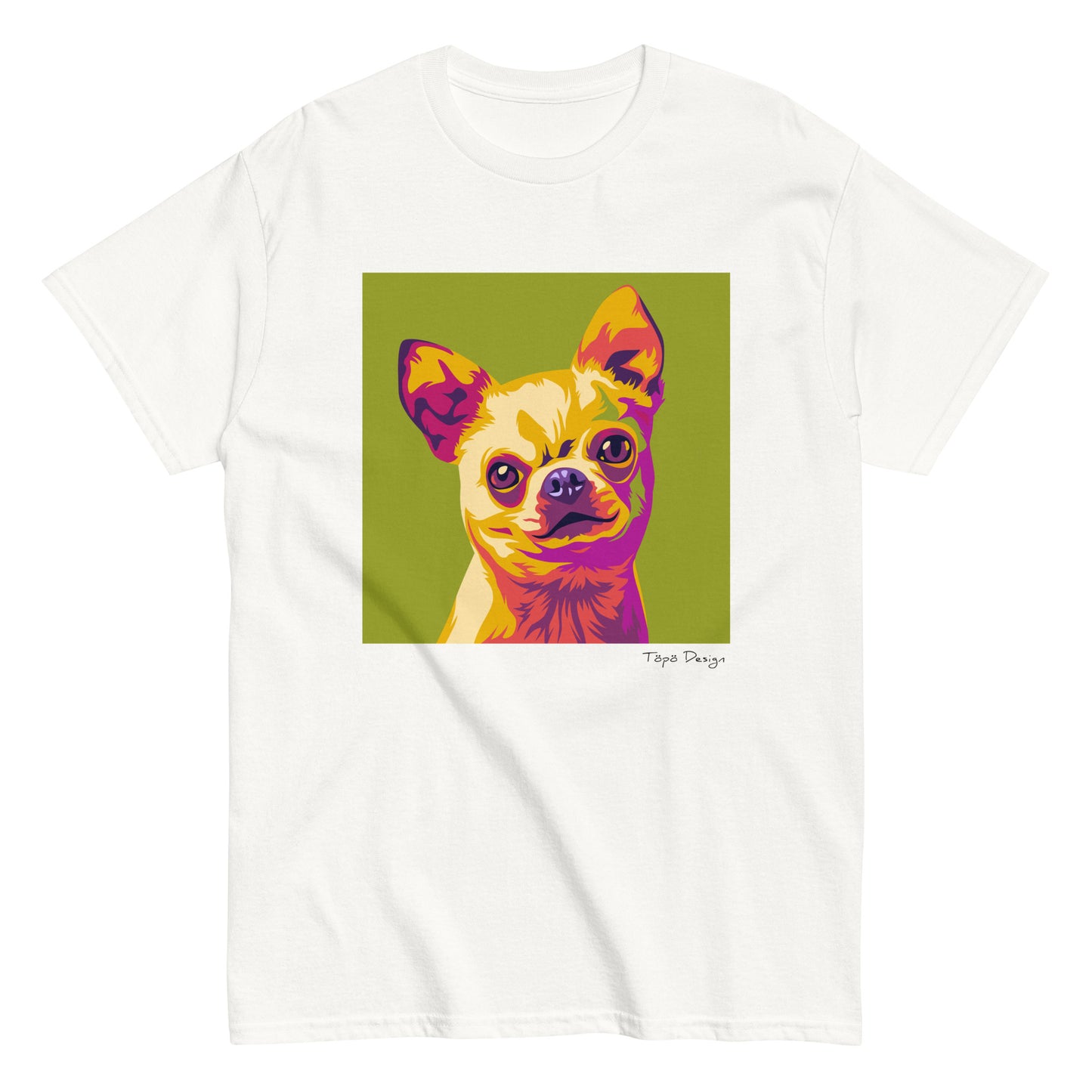 Chihuahua T-paita, Pop Art