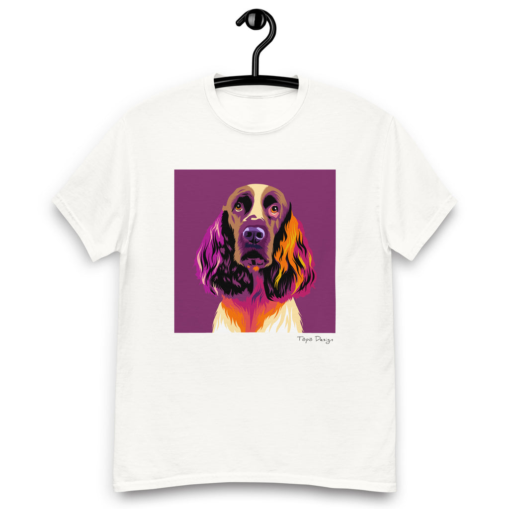 Englanninspringerspanieli T-paita, Pop Art