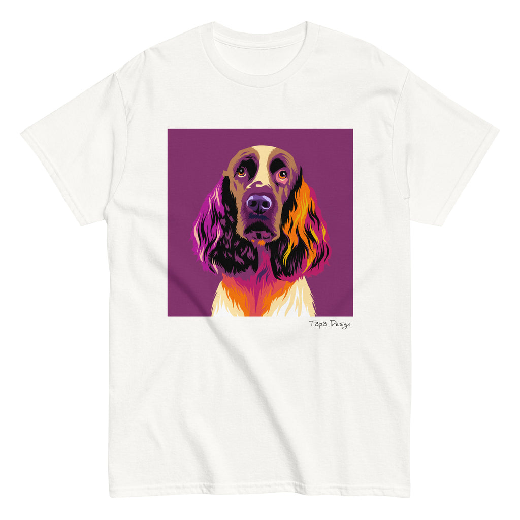 Englanninspringerspanieli T-paita, Pop Art