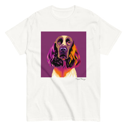 Englanninspringerspanieli T-paita, Pop Art