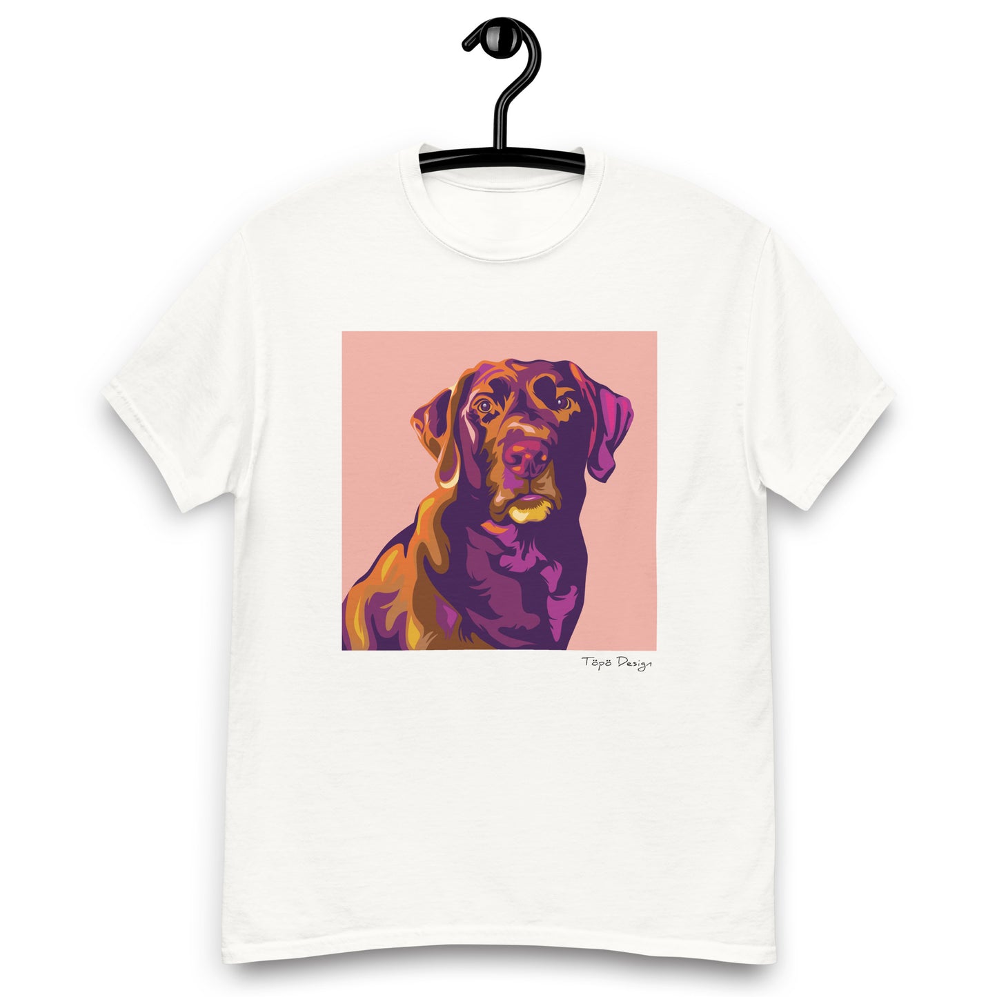 Labradorinnoutaja T-paita, Pop Art