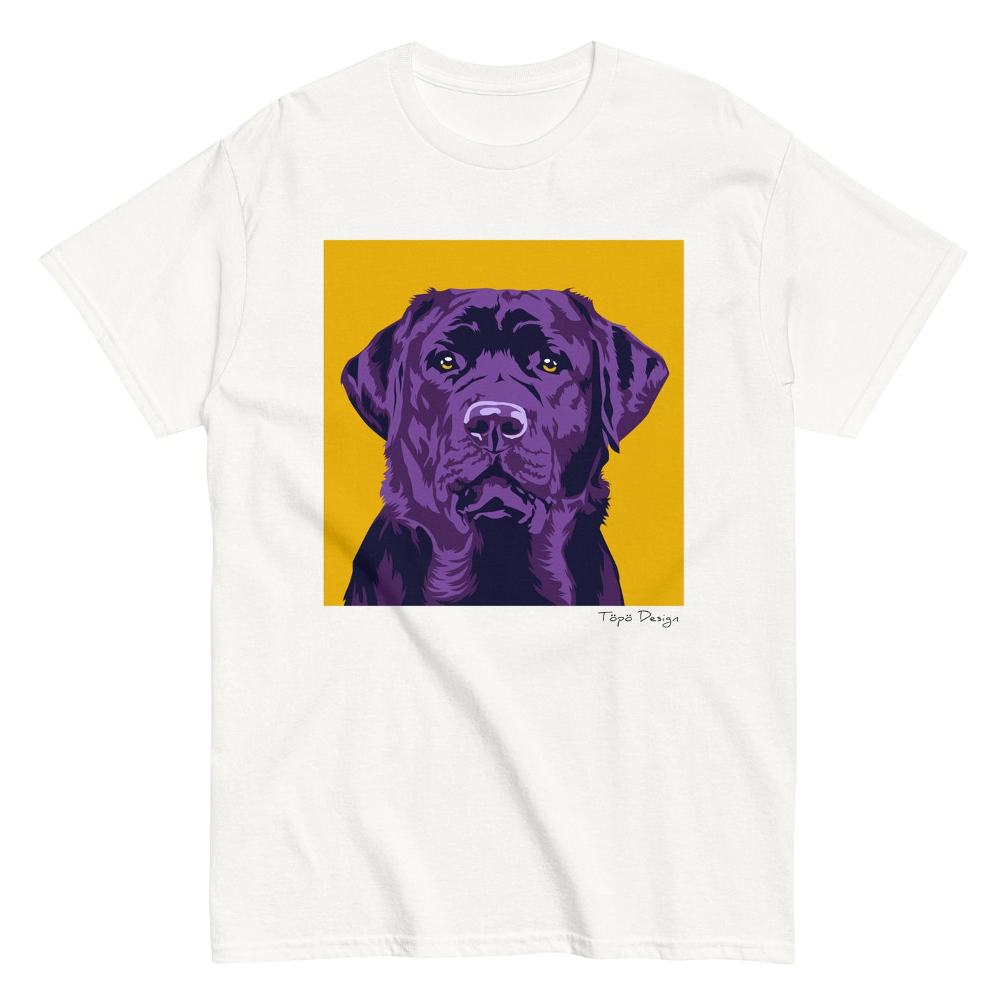 Labradorinnoutaja T-paita, Pop Art