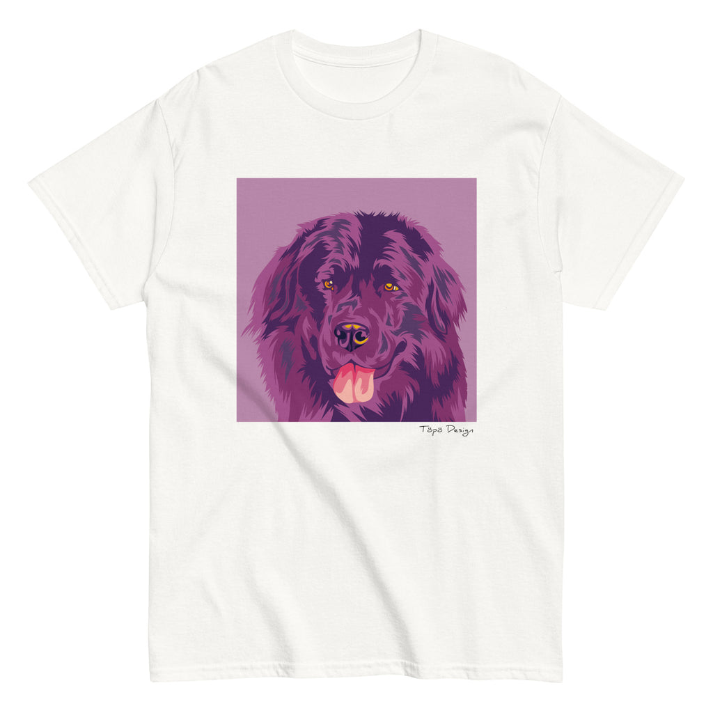 Newfoundlandinkoira T-paita, Pop Art