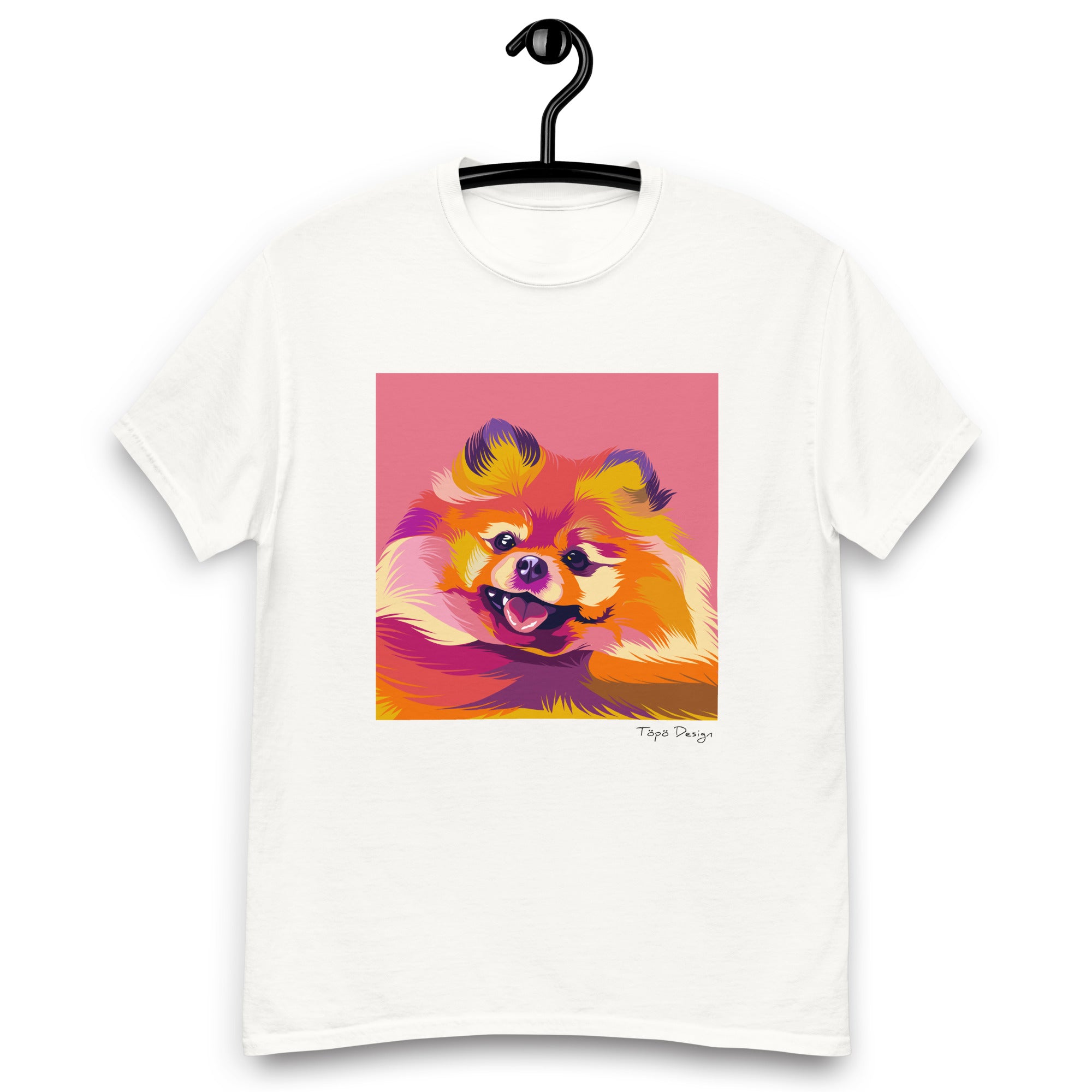 Pomeranian T-paita, Pop Art