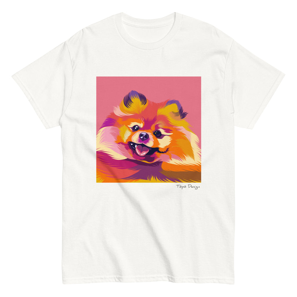 Pomeranian T-paita, Pop Art