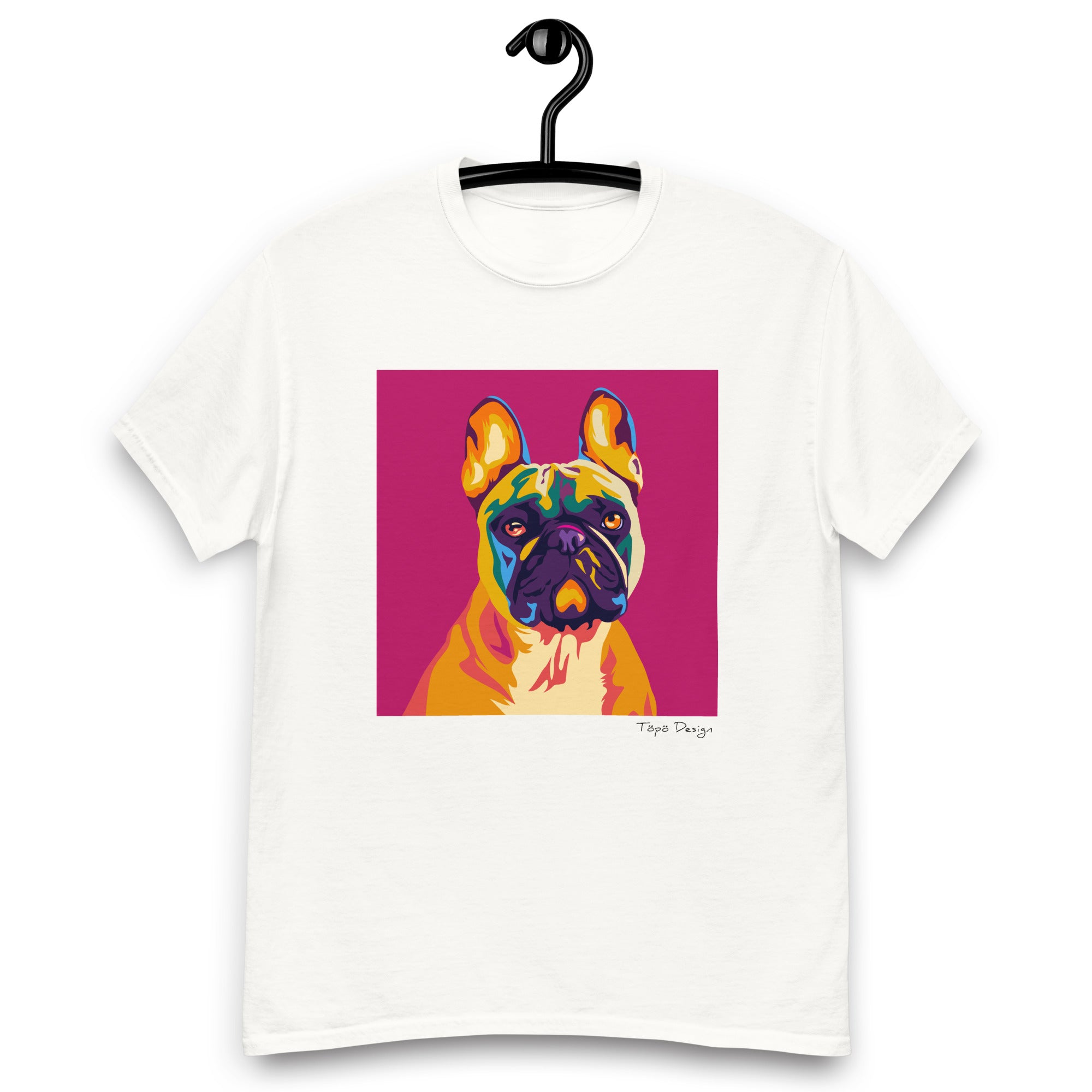 Ranskanbulldoggi T-paita, Pop Art