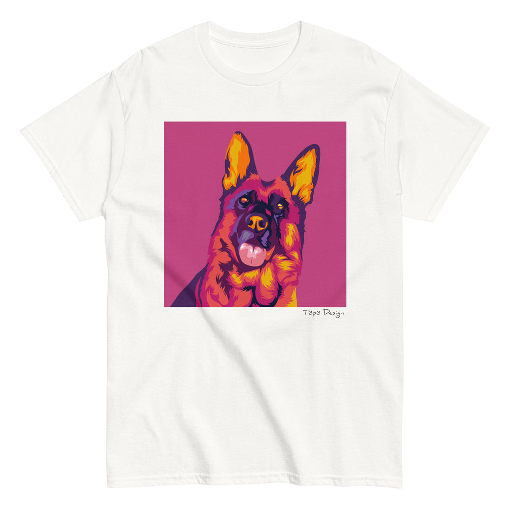 Saksanpaimenkoira T-paita, Pop Art
