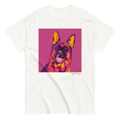 Saksanpaimenkoira T-paita, Pop Art