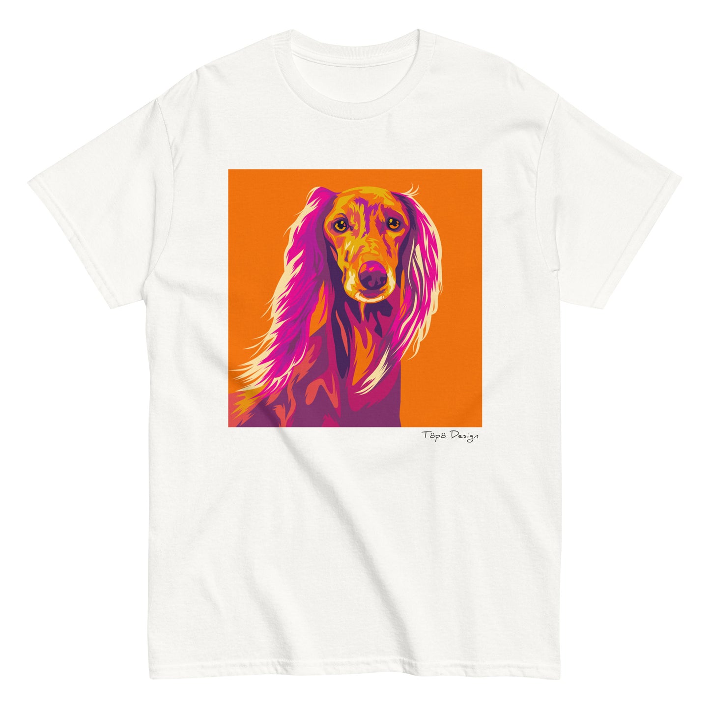 Saluki T-paita, Pop Art